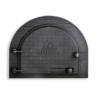 Porta de ferro para forno  Iglu 
